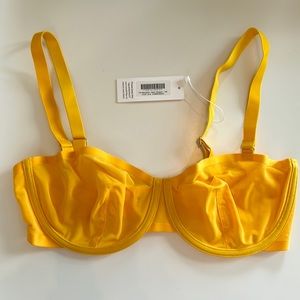 CUUP Balconette Mesh Bra in Marigold